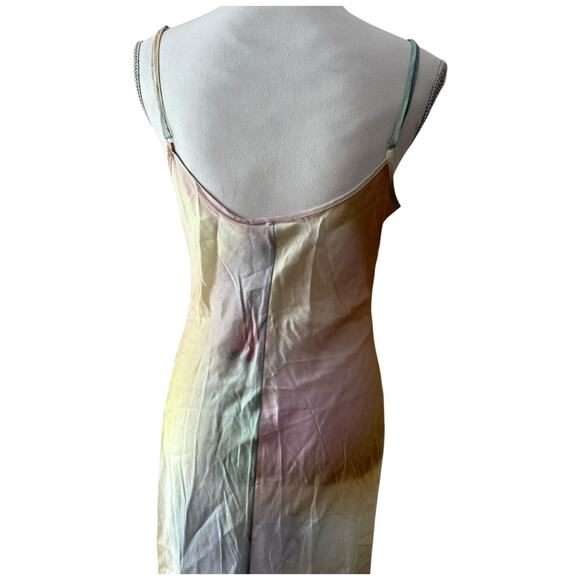 Untitled in Motion Down Multicolor Sleeveless Midi Slip Dress Size M - Picture 13 of 14